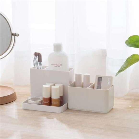 Desktop Storage Organizer Pencil Card Holder Box Container Desk, Office Supplies - Picture 3 of 6